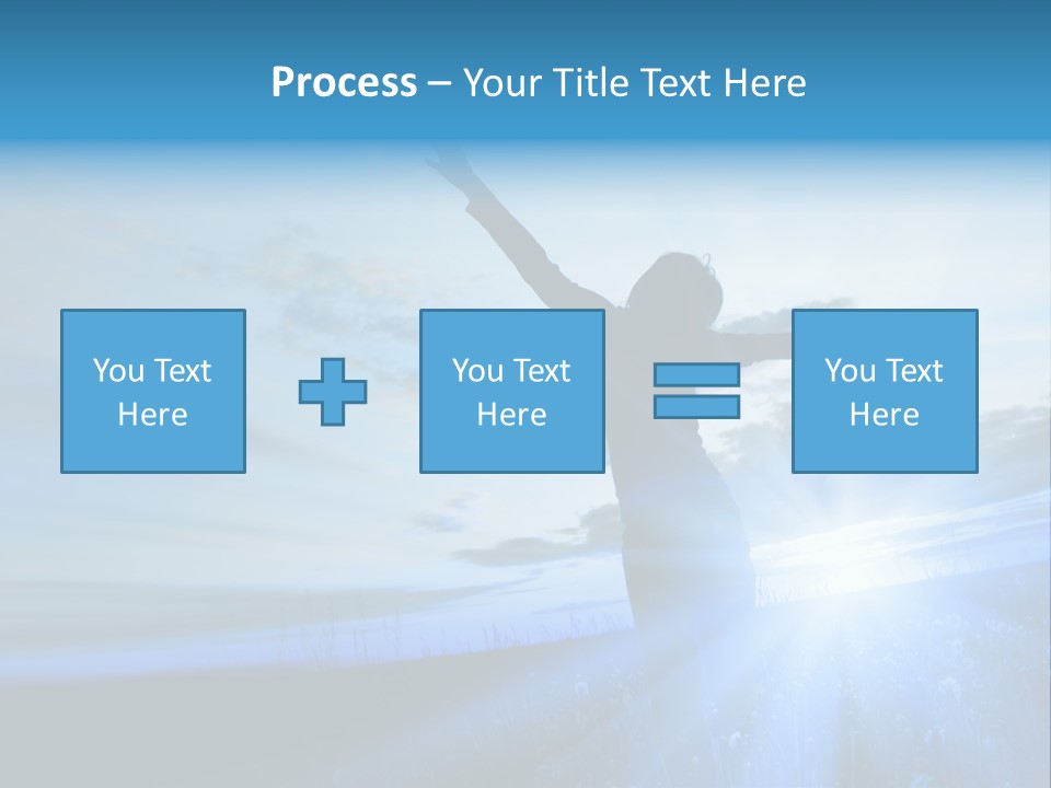 Sign Tilt Sunrise PowerPoint Template