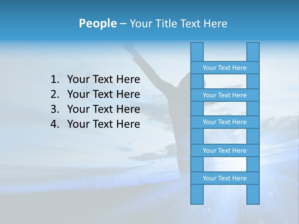 Sign Tilt Sunrise PowerPoint Template
