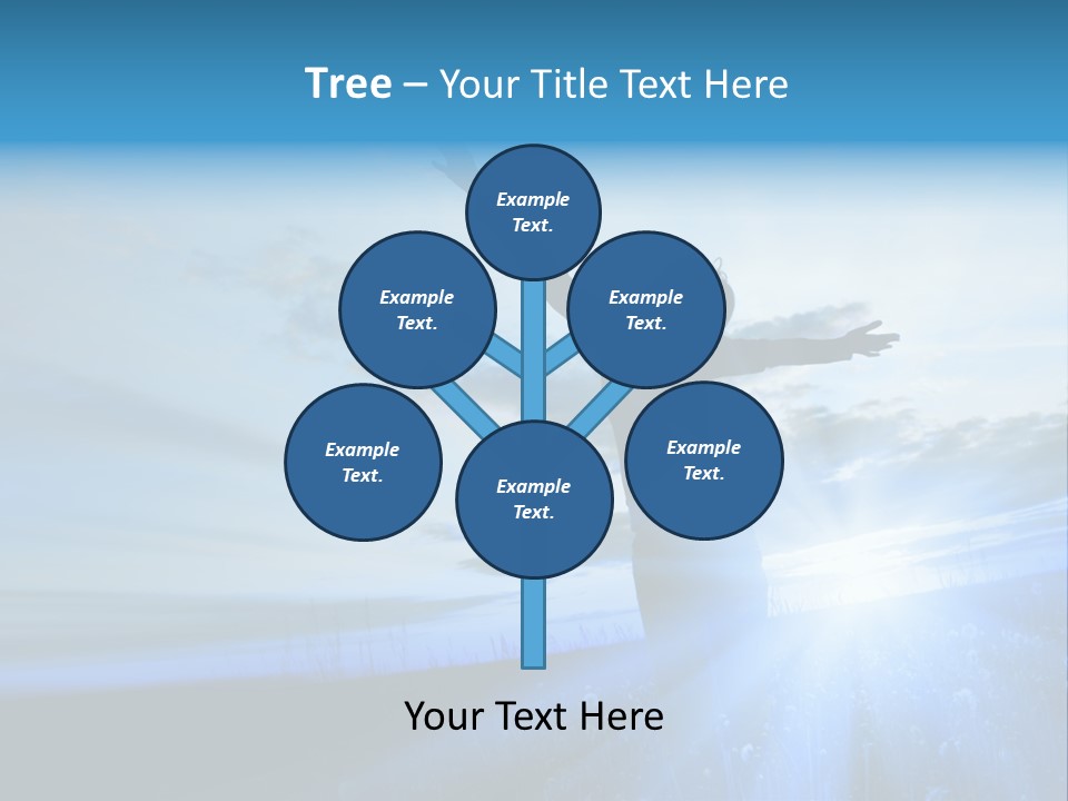 Sign Tilt Sunrise PowerPoint Template