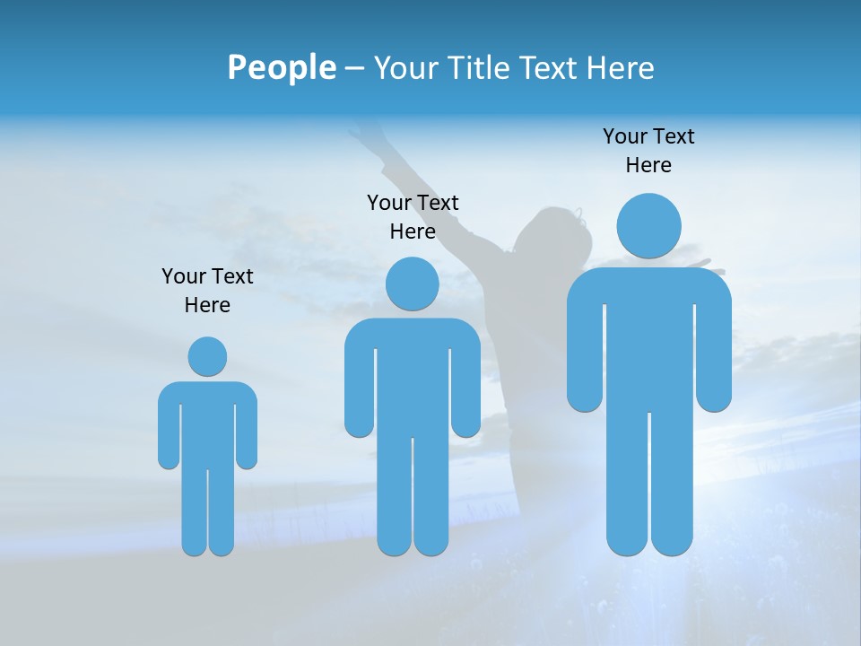 Sign Tilt Sunrise PowerPoint Template