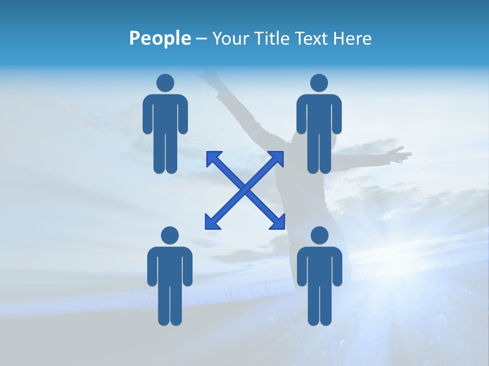 Sign Tilt Sunrise PowerPoint Template