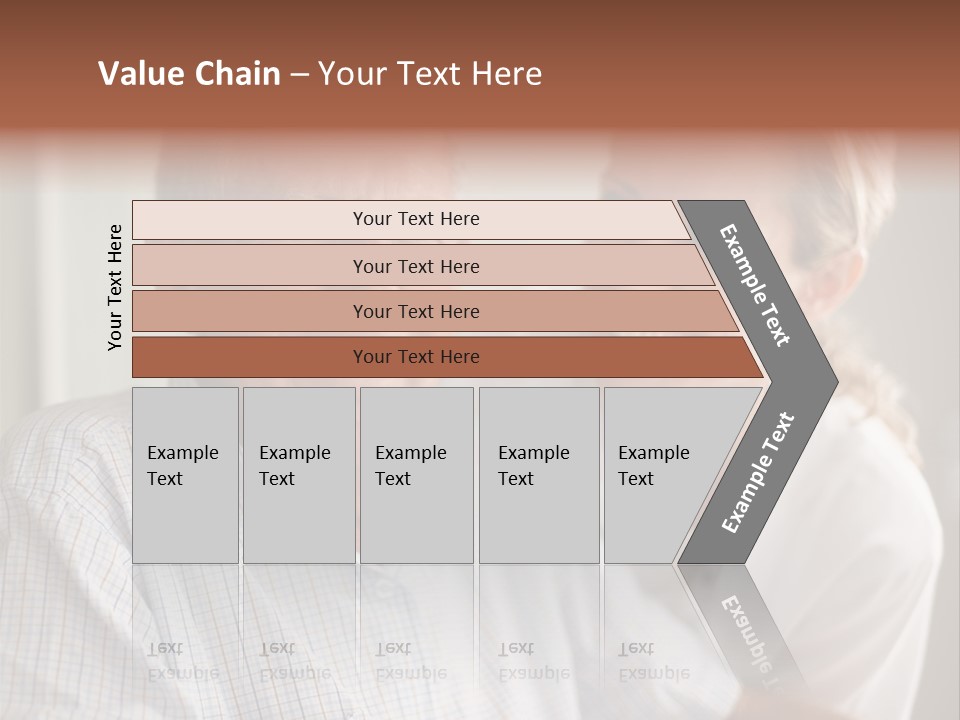 Hair Handicap Elder PowerPoint Template