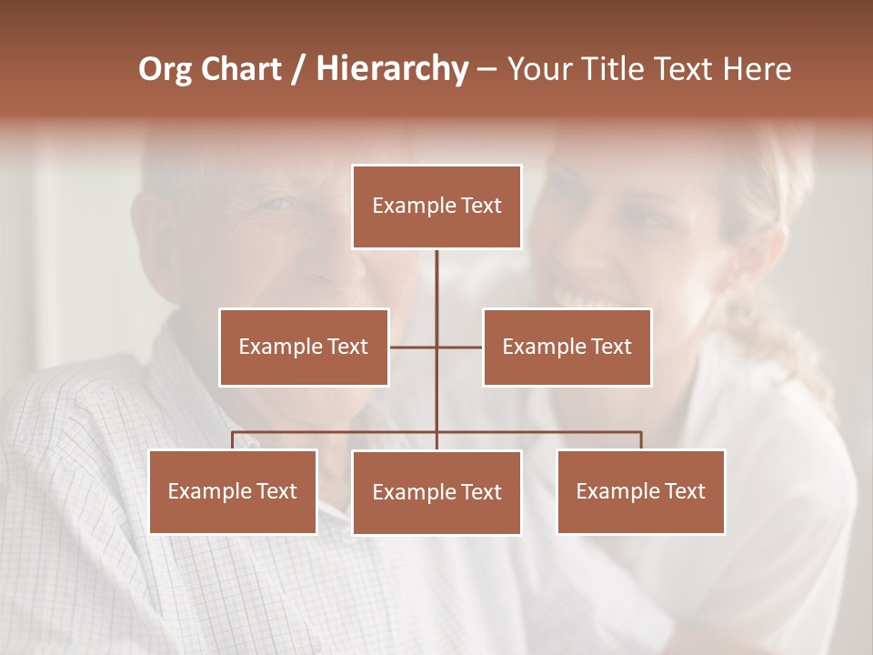 Hair Handicap Elder PowerPoint Template