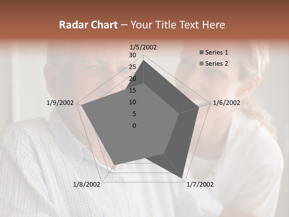 Hair Handicap Elder PowerPoint Template