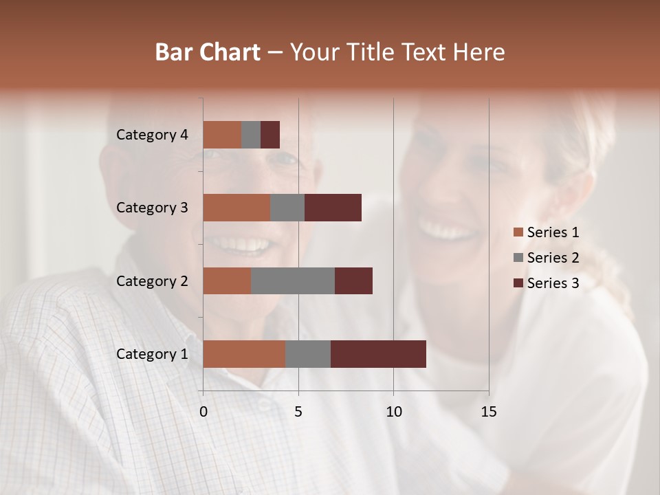 Hair Handicap Elder PowerPoint Template