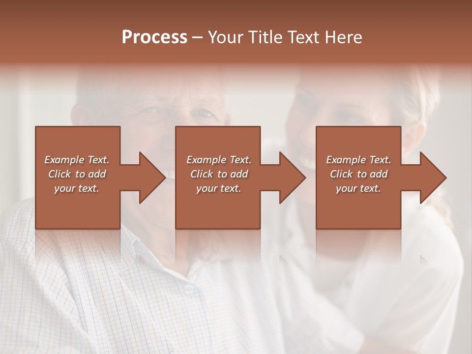 Hair Handicap Elder PowerPoint Template
