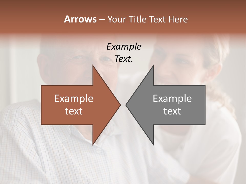 Hair Handicap Elder PowerPoint Template