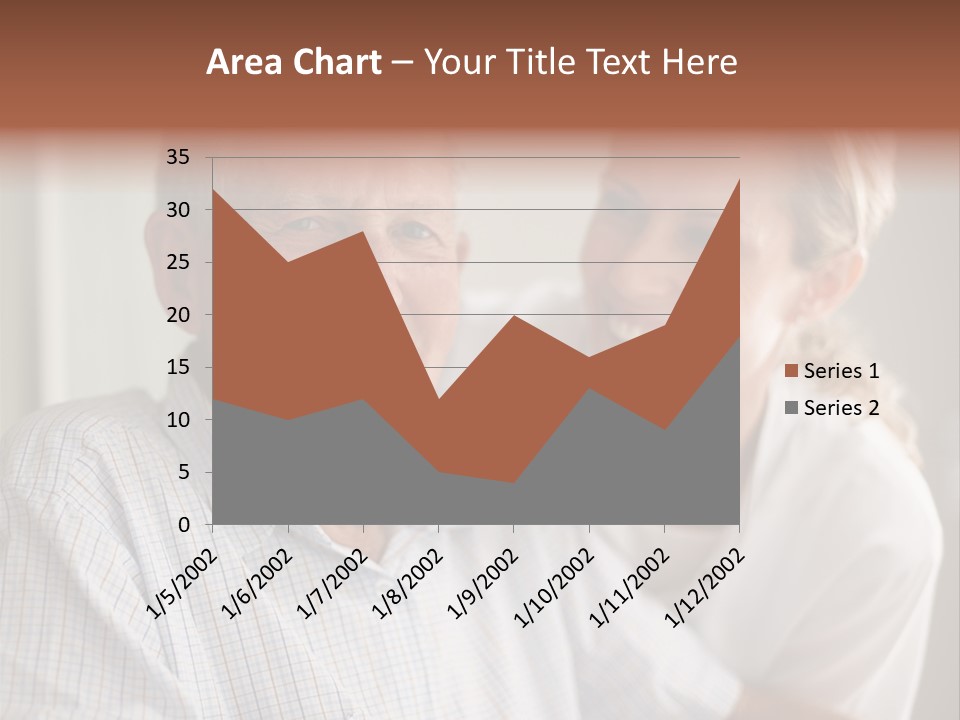 Hair Handicap Elder PowerPoint Template