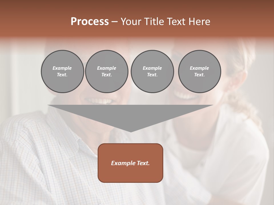 Hair Handicap Elder PowerPoint Template