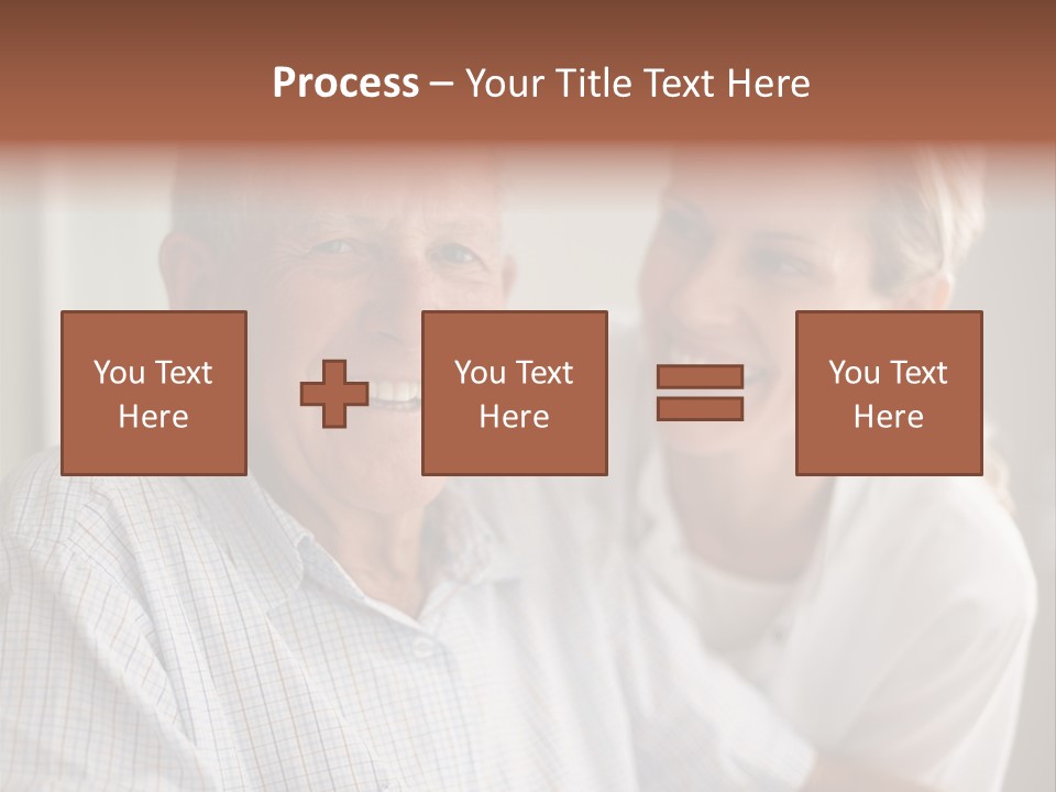 Hair Handicap Elder PowerPoint Template