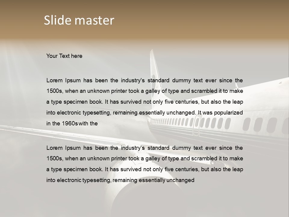 Elevate Airport Energy PowerPoint Template