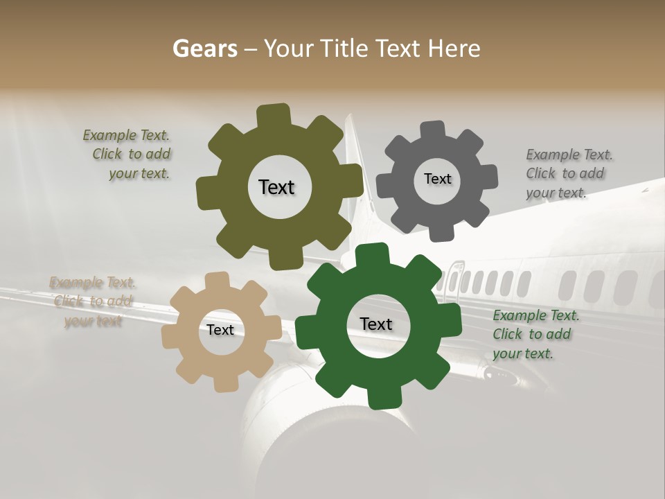 Elevate Airport Energy PowerPoint Template