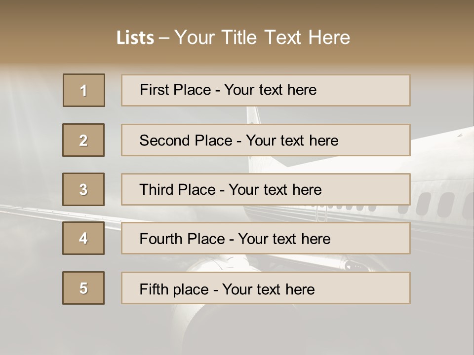 Elevate Airport Energy PowerPoint Template