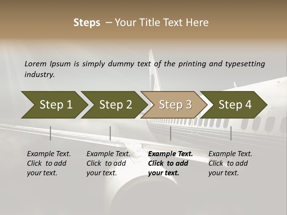Elevate Airport Energy PowerPoint Template