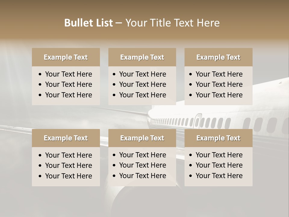 Elevate Airport Energy PowerPoint Template