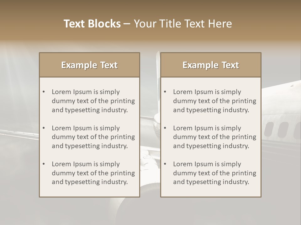 Elevate Airport Energy PowerPoint Template