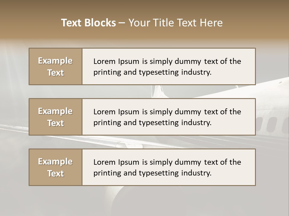 Elevate Airport Energy PowerPoint Template