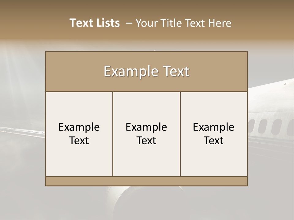 Elevate Airport Energy PowerPoint Template