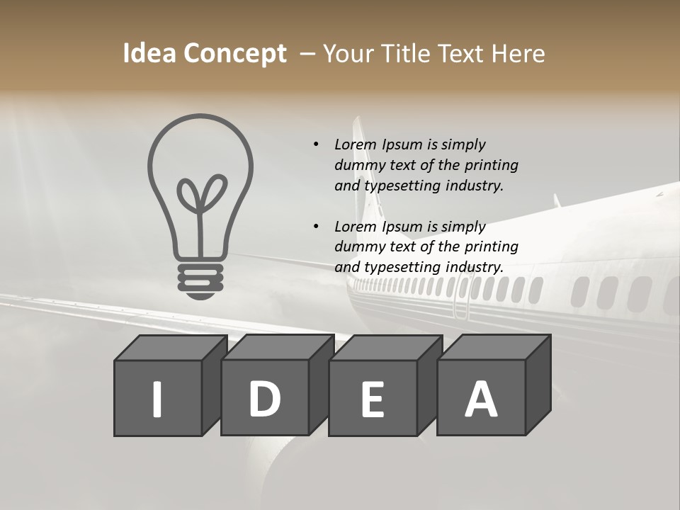 Elevate Airport Energy PowerPoint Template