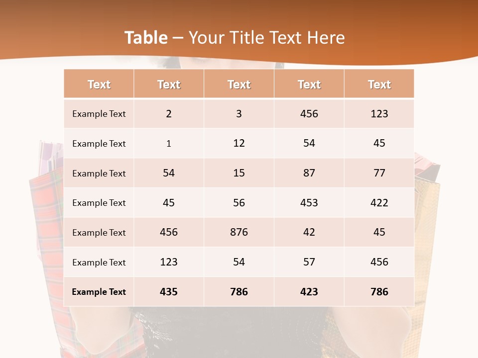 Pack Beam Wear PowerPoint Template