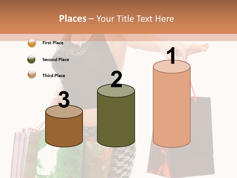 Lovely Allure Bust PowerPoint Template