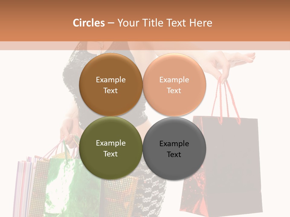 Lovely Allure Bust PowerPoint Template