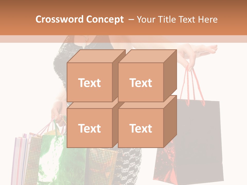 Lovely Allure Bust PowerPoint Template
