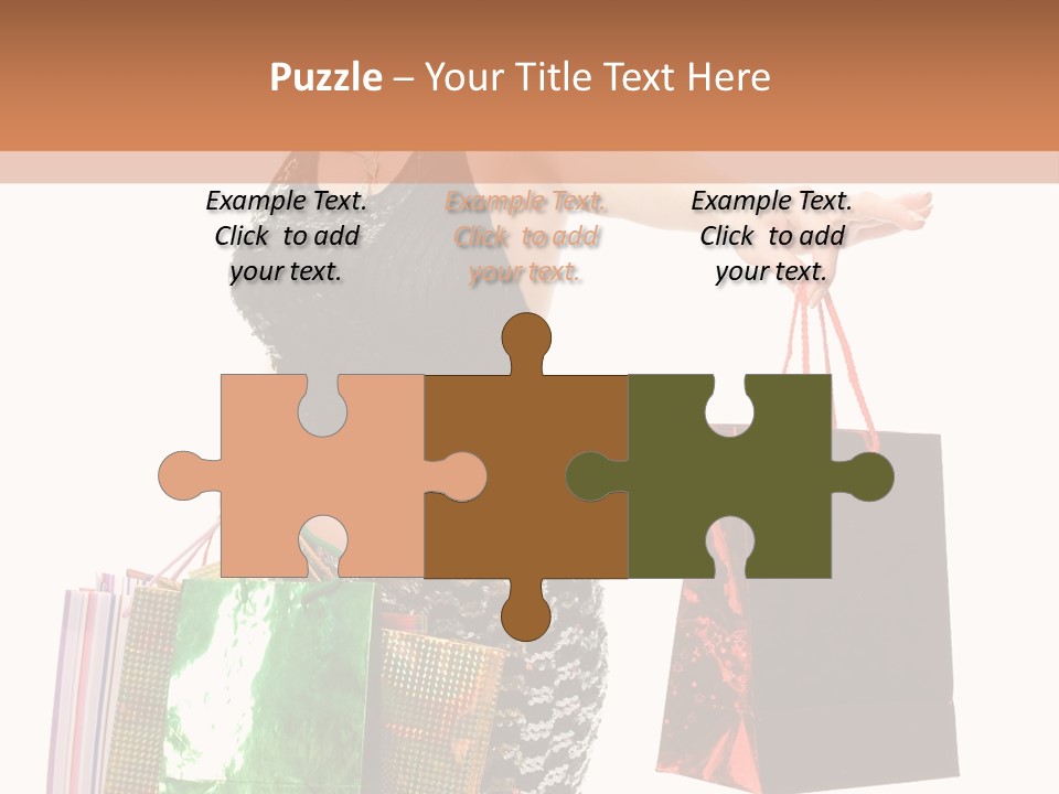 Lovely Allure Bust PowerPoint Template