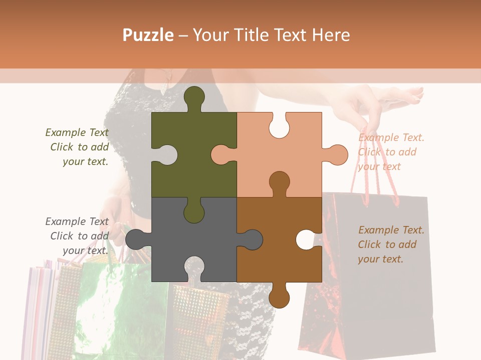 Lovely Allure Bust PowerPoint Template