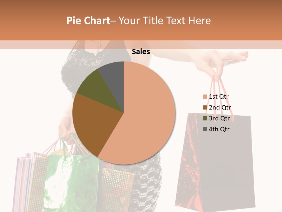 Lovely Allure Bust PowerPoint Template