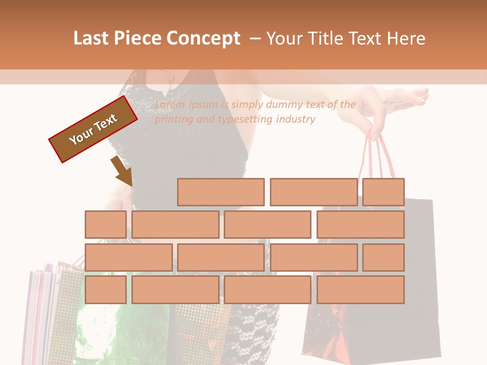 Lovely Allure Bust PowerPoint Template