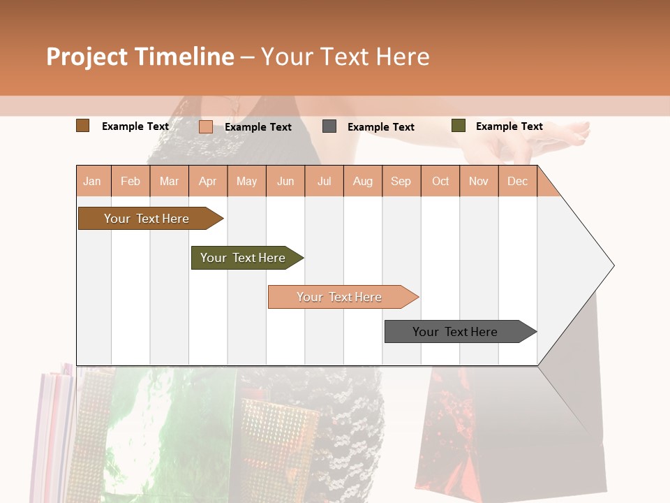 Lovely Allure Bust PowerPoint Template