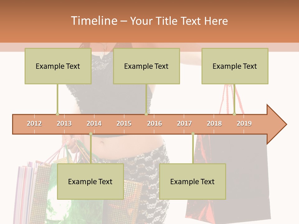 Lovely Allure Bust PowerPoint Template