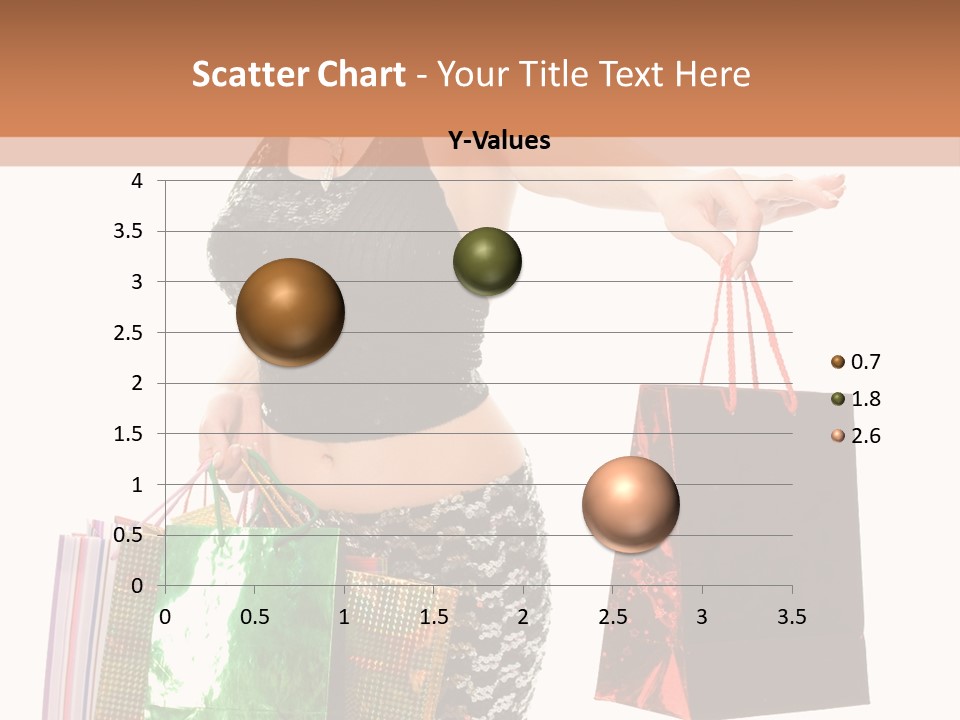 Lovely Allure Bust PowerPoint Template