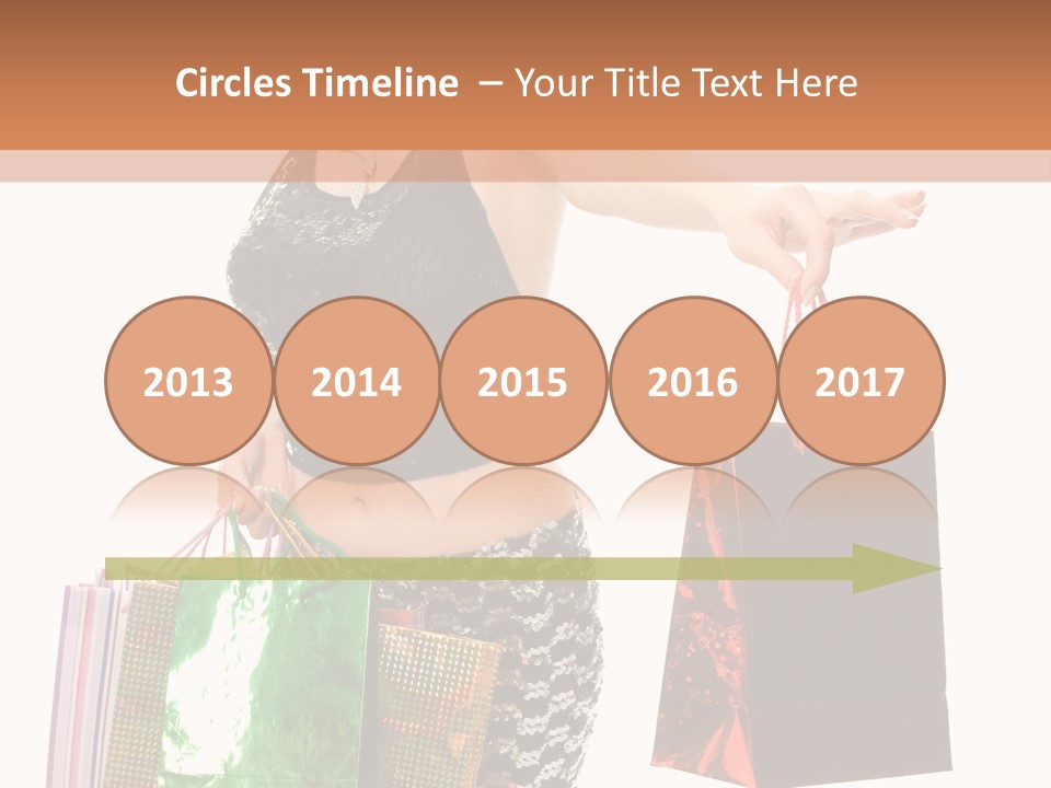 Lovely Allure Bust PowerPoint Template