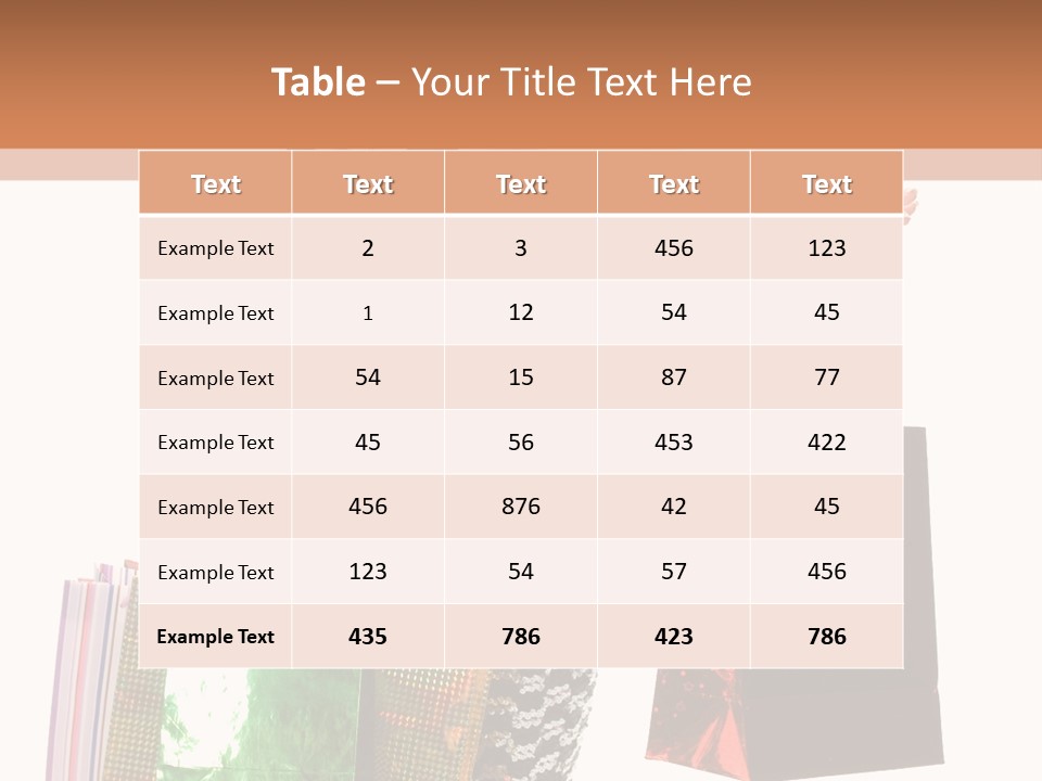 Lovely Allure Bust PowerPoint Template