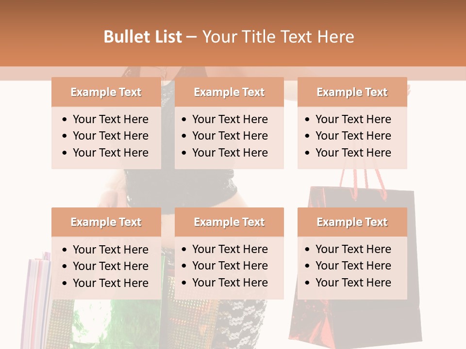 Lovely Allure Bust PowerPoint Template