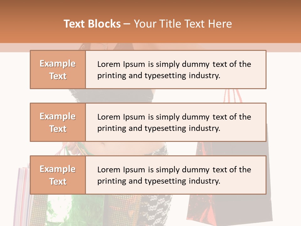 Lovely Allure Bust PowerPoint Template