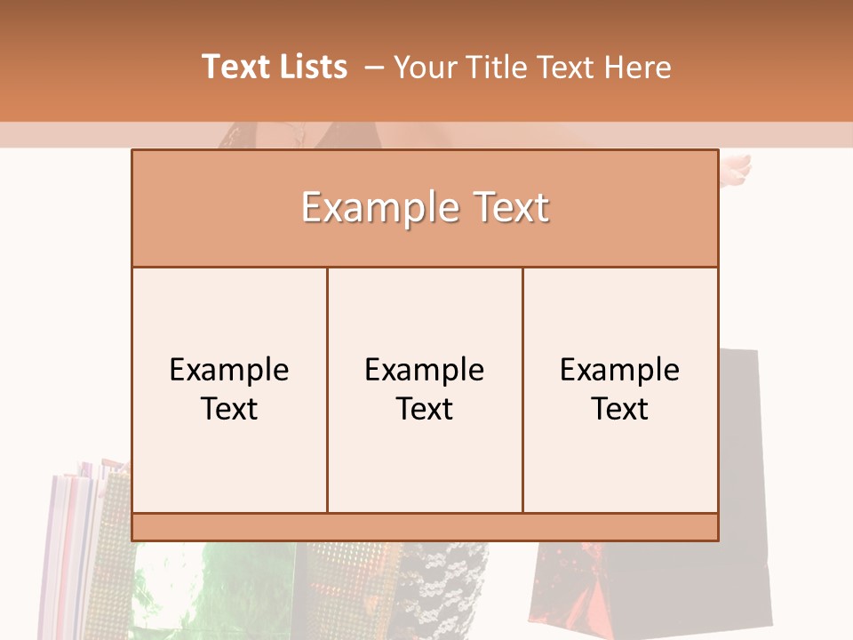 Lovely Allure Bust PowerPoint Template