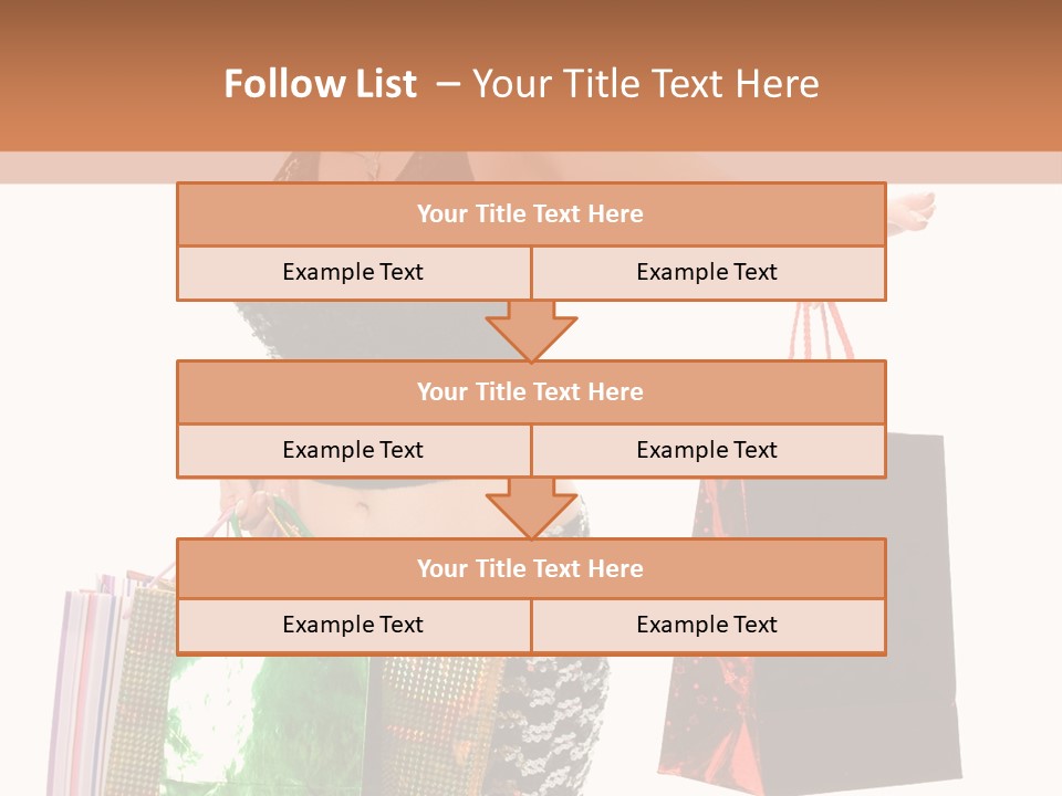 Lovely Allure Bust PowerPoint Template
