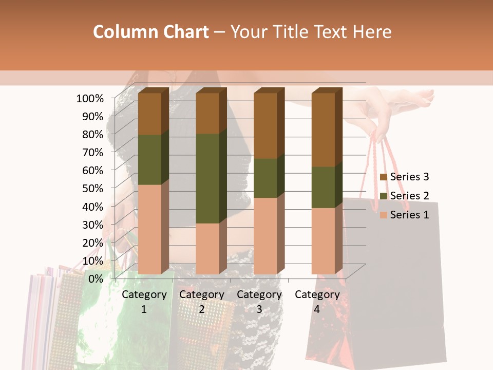 Lovely Allure Bust PowerPoint Template