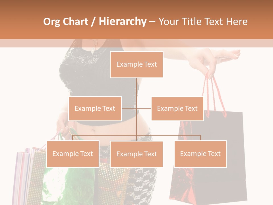 Lovely Allure Bust PowerPoint Template