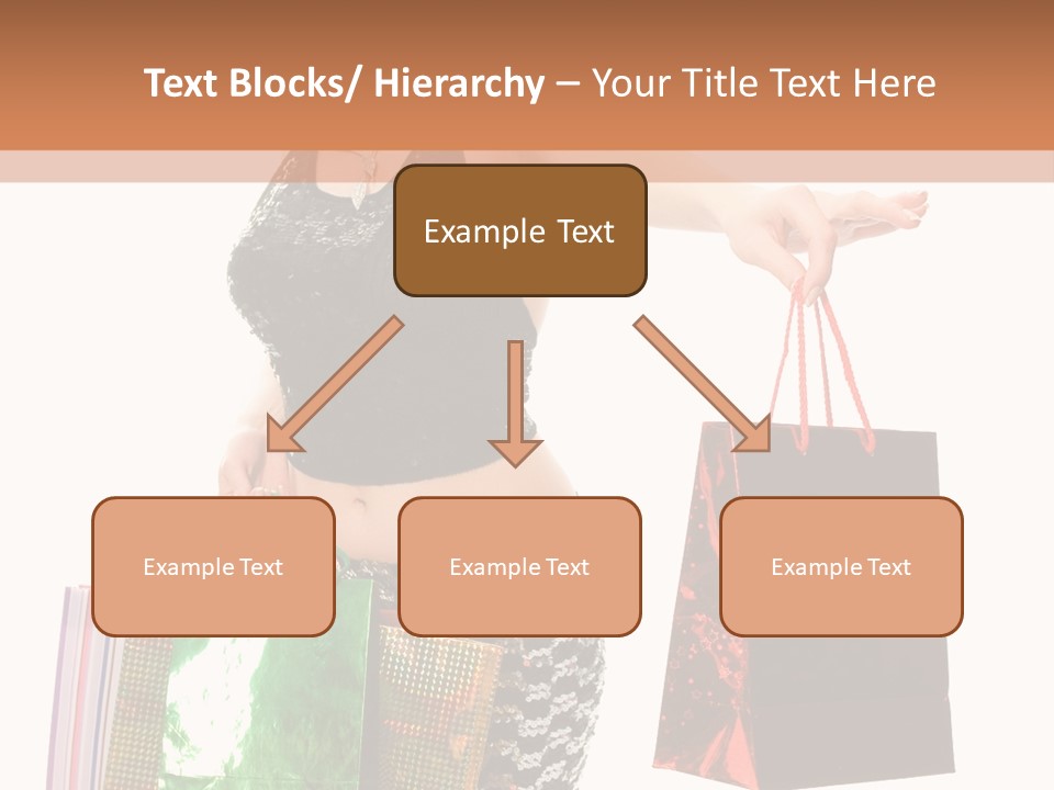 Lovely Allure Bust PowerPoint Template