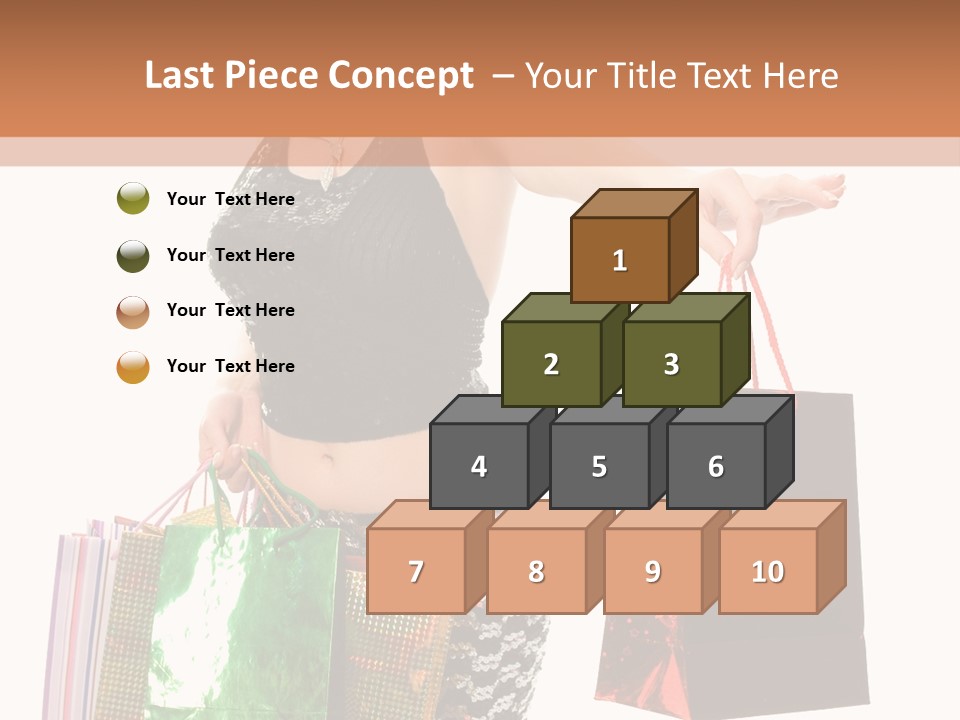 Lovely Allure Bust PowerPoint Template