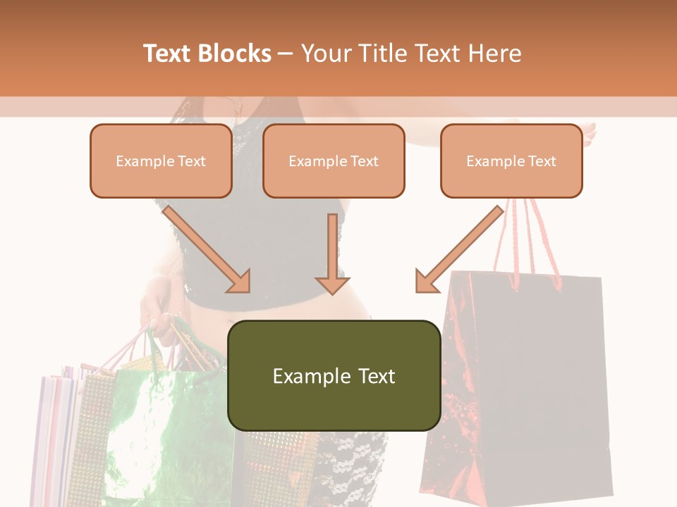 Lovely Allure Bust PowerPoint Template