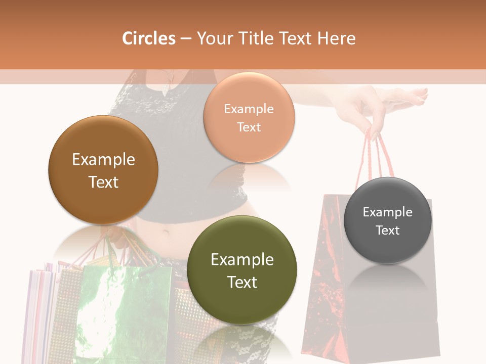 Lovely Allure Bust PowerPoint Template