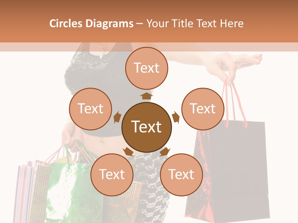 Lovely Allure Bust PowerPoint Template