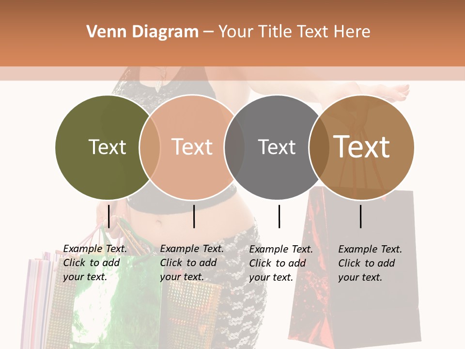 Lovely Allure Bust PowerPoint Template