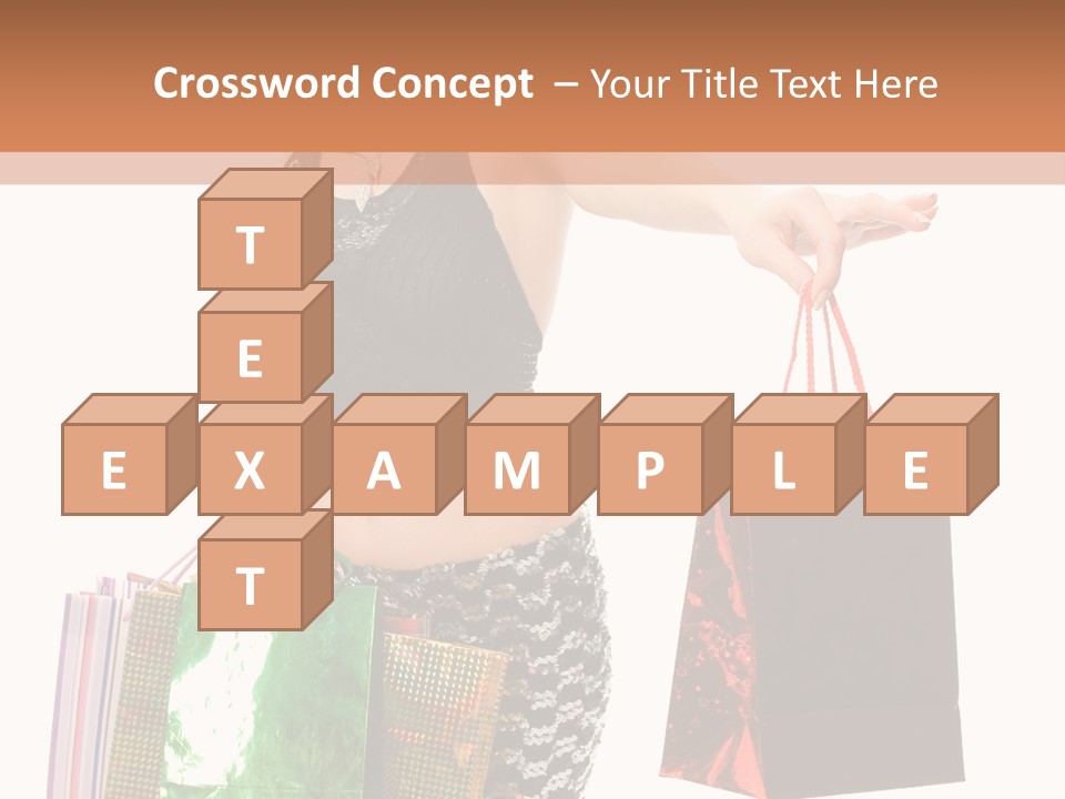 Lovely Allure Bust PowerPoint Template