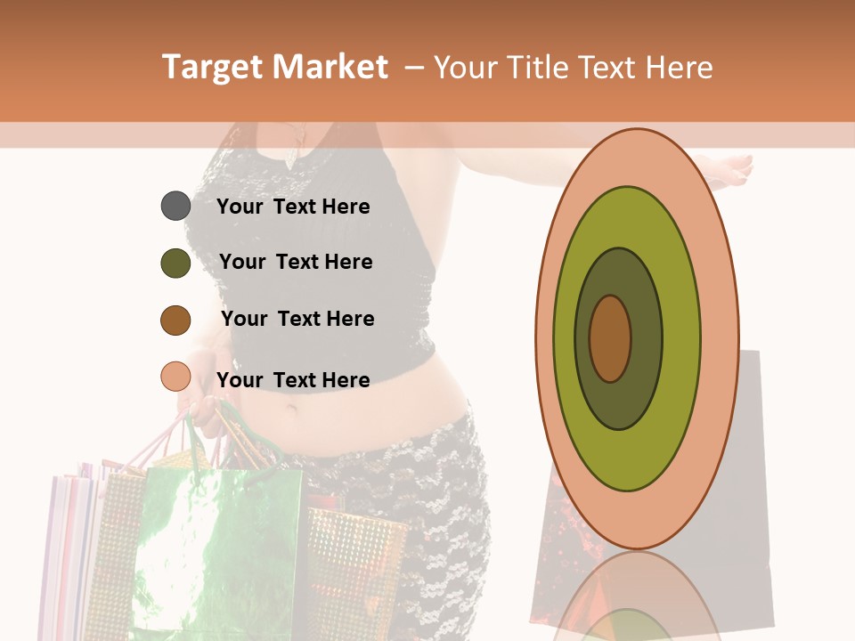 Lovely Allure Bust PowerPoint Template